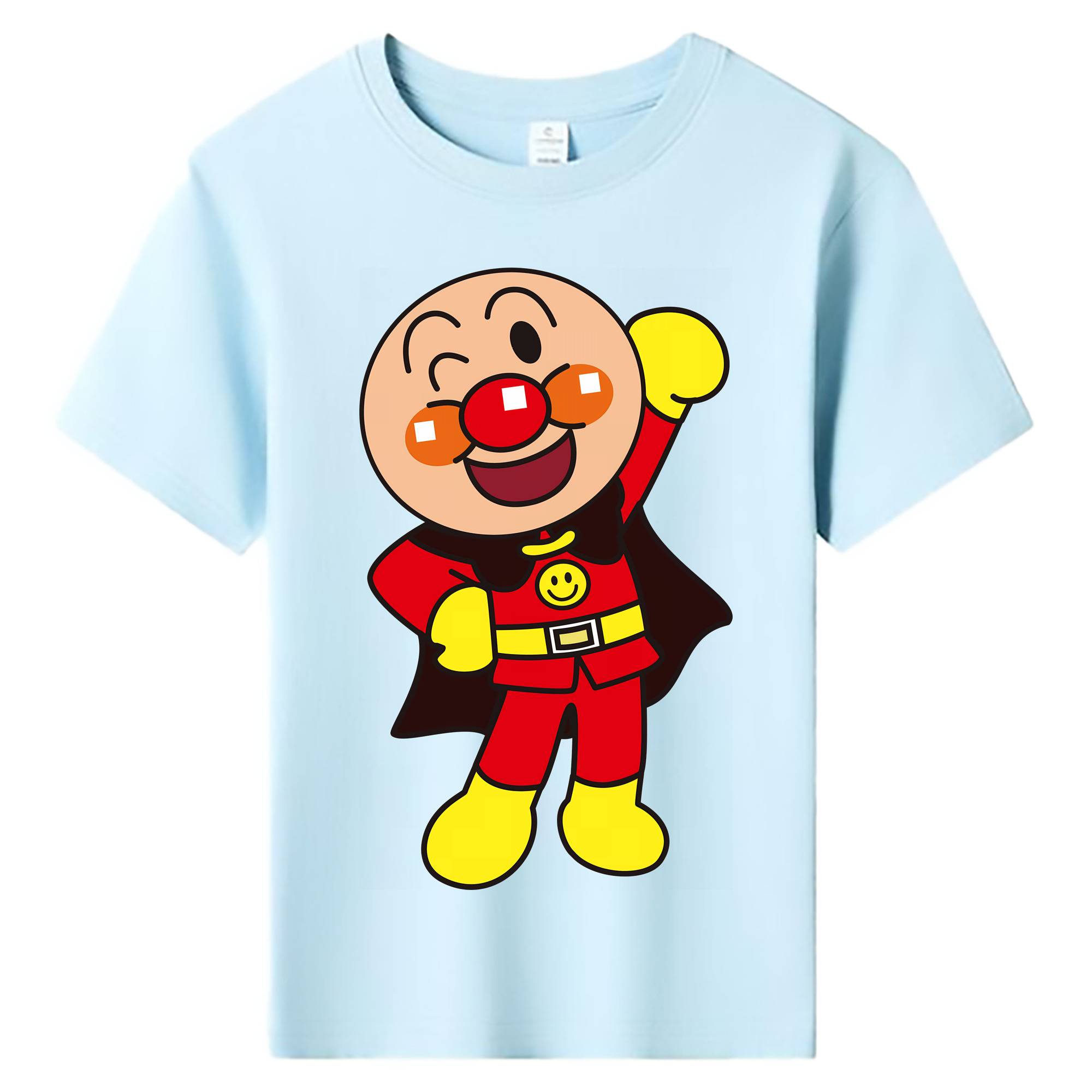 （画像用） アンパンマン Anpanman 綿100％キッズTシャツ（フロントプリント）